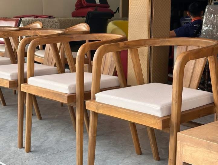 เก้าอี้ไม้สักดีไซน์ Modern Japandi